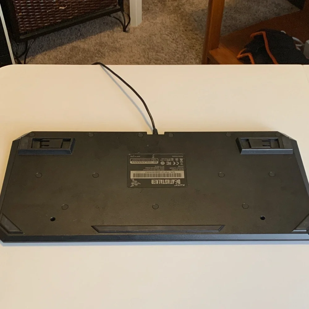 Wired Black Gaming Keyboard with Green Backlight